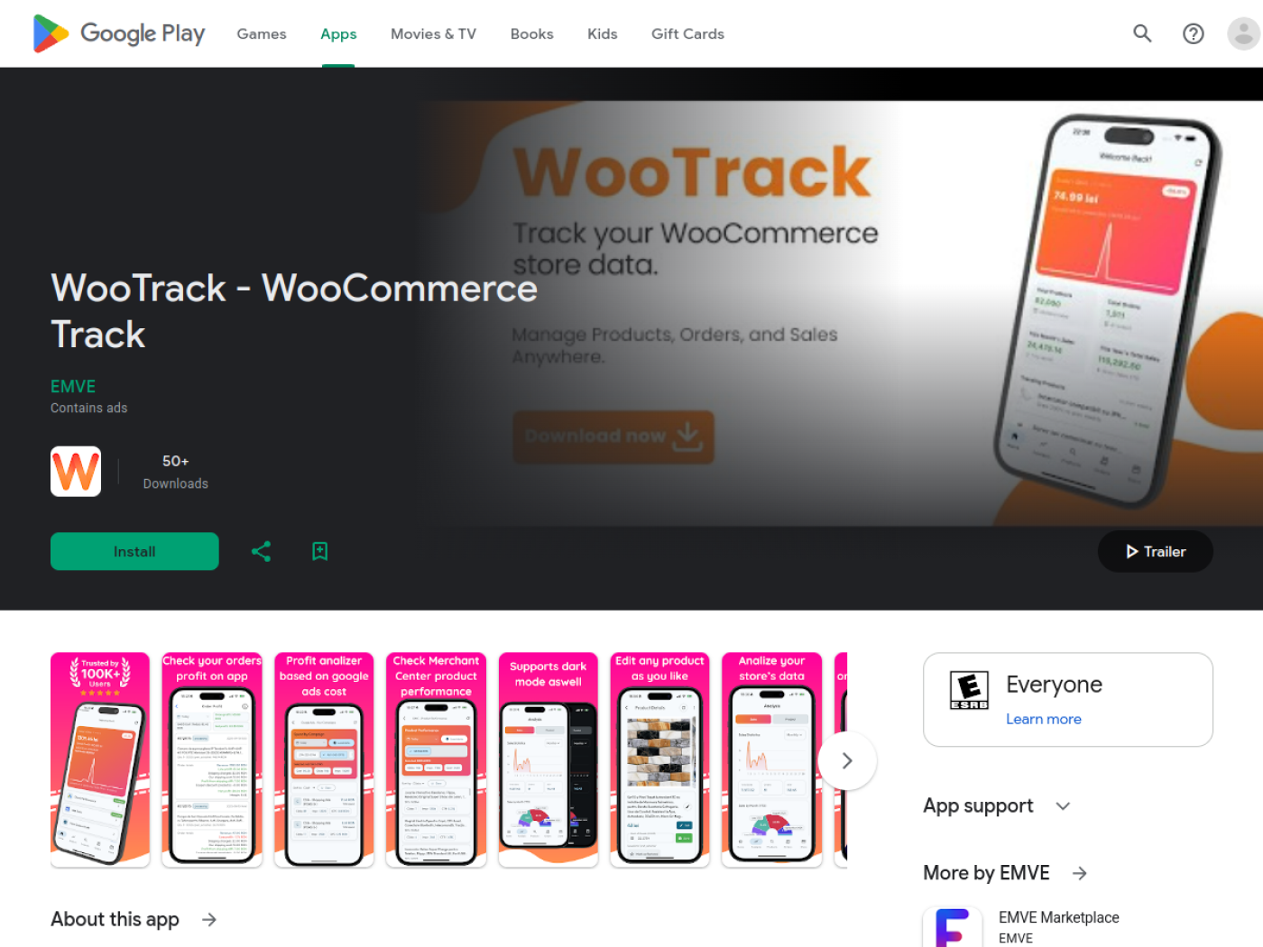 WooTrack App